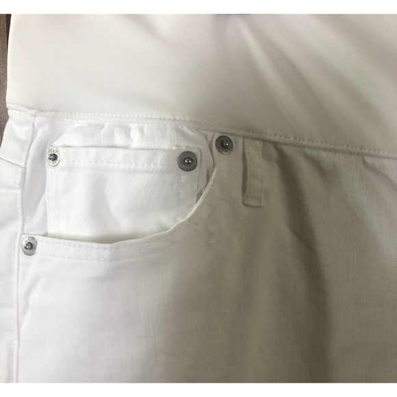 Gap White Denim Maternity Pants Size 16 - Picture 3 of 8